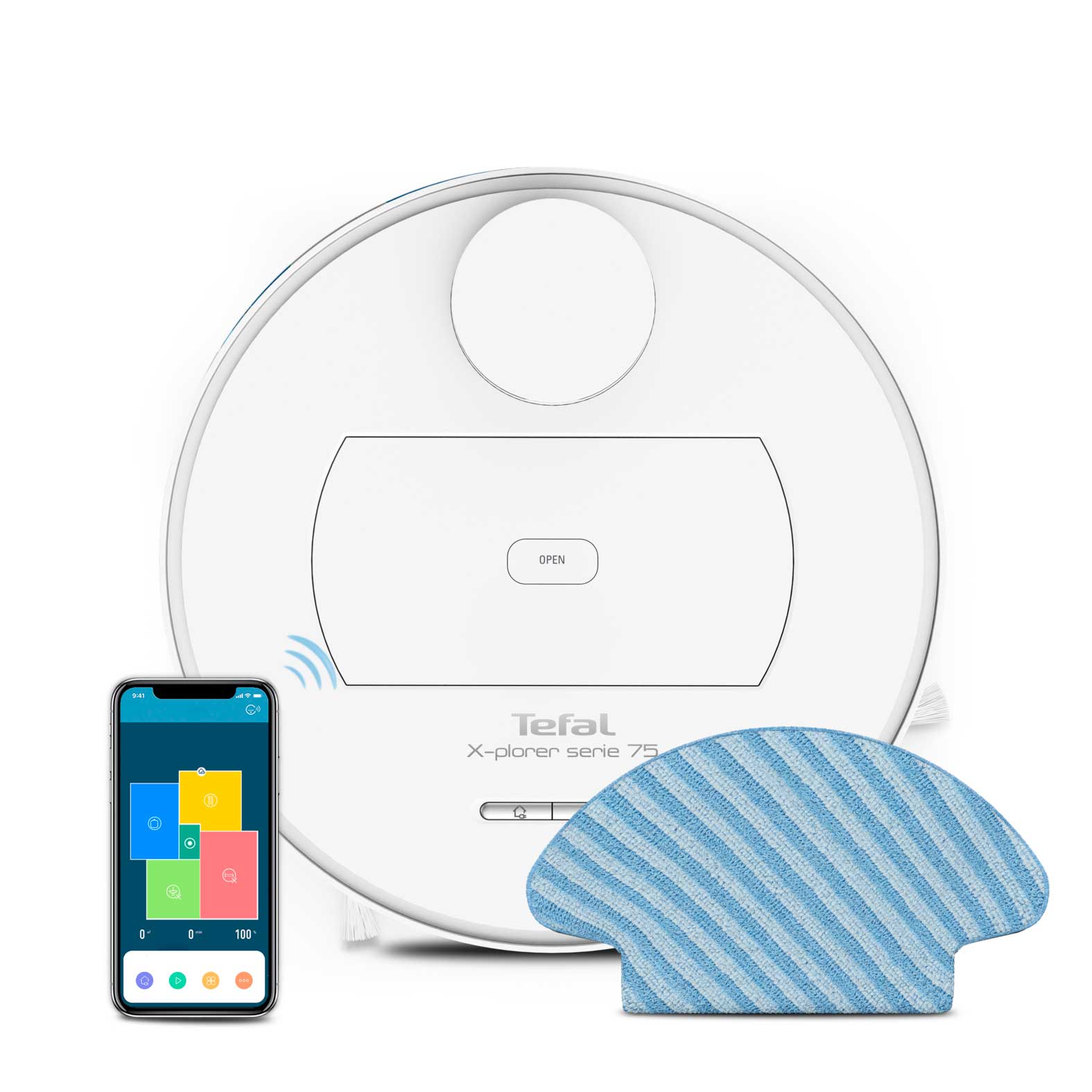 Робот-пылесос Tefal X-plorer Serie 75 Total Care RG7687WH, Белый
Робот-пылесос Tefal X-plorer Serie 75 Total Care RG7687WH, Белый