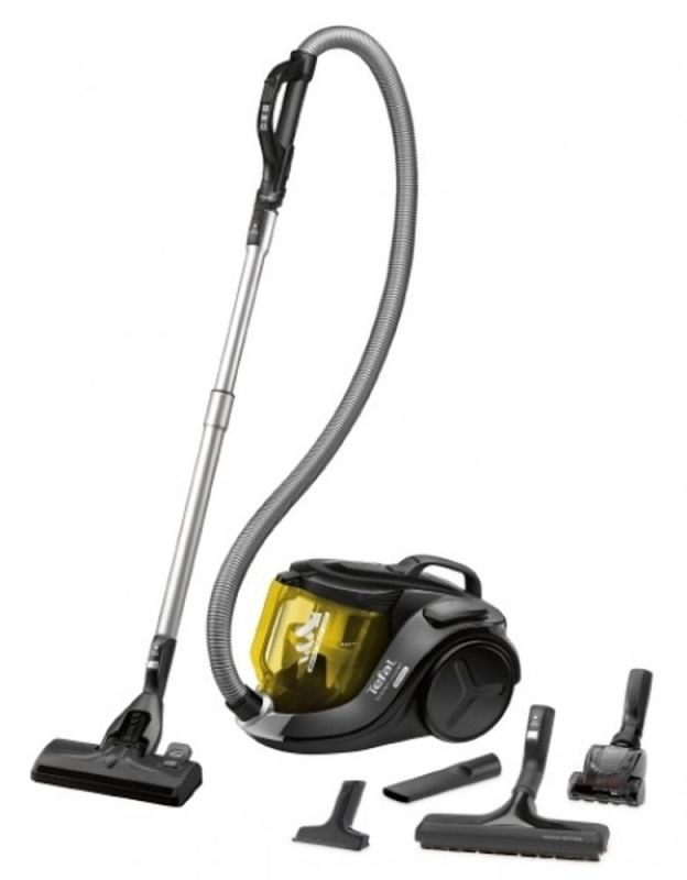 Пылесос Tefal X-trem Power TW6984EA 750Вт черный/желтый
Пылесос Tefal X-trem Power TW6984EA 750Вт черный/желтый
