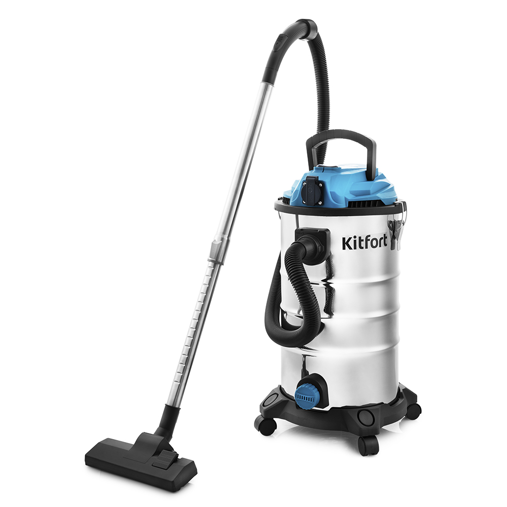 Пылесос хозяйственный Kitfort КТ-550, Серебристый
Пылесос хозяйственный Kitfort КТ-550, Серебристый
