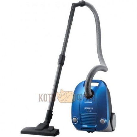 Пылесос Samsung VCC4140V3A с мешком для сбора пыли, синий
Пылесос Samsung VCC4140V3A с мешком для сбора пыли, синий