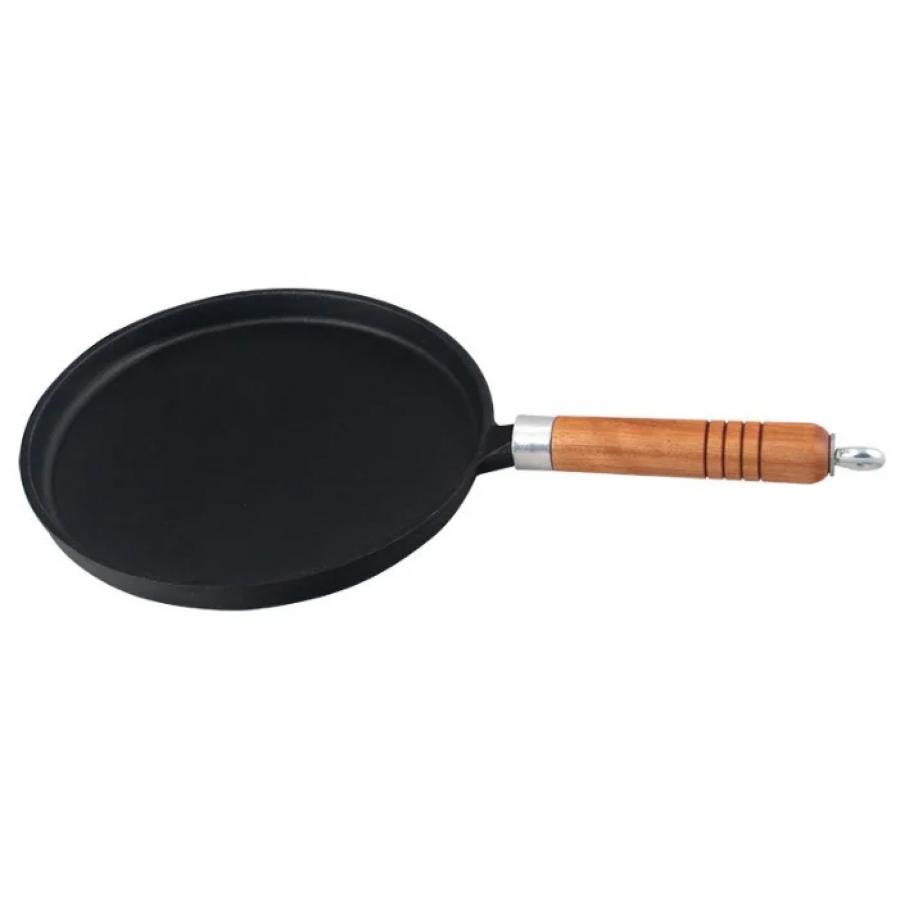 Сковорода блинная чугунная со съемной ручкой CP-23, диам - 23 см
Сковорода блинная чугунная со съемной ручкой CP-23, диам - 23 см