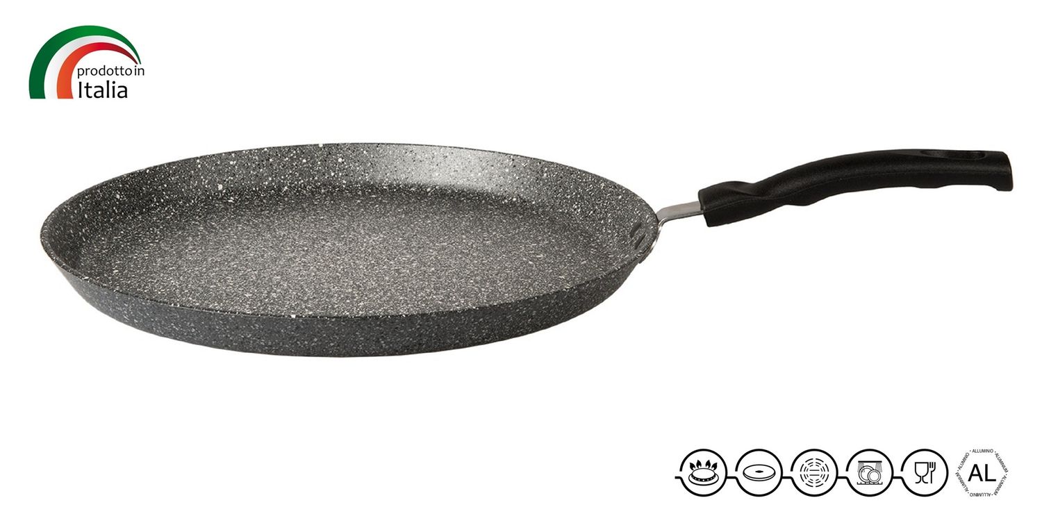 Блинная сковорода Minerallia 25см TVS BL062252520301
Блинная сковорода Minerallia 25см TVS BL062252520301