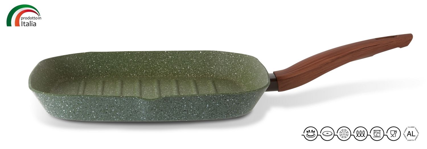 Сковорода-Гриль Natura Induction 28см TVS BS730283310601
Сковорода-Гриль Natura Induction 28см TVS BS730283310601