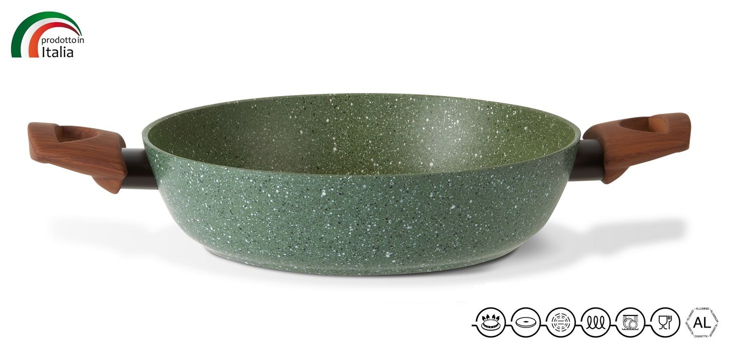 Сотейник с 2 ручками и стеклянной крышкой TVS BUONGIORNO 28 см BN380282910001C
Сотейник с 2 ручками и стеклянной крышкой TVS BUONGIORNO 28 см BN380282910001C