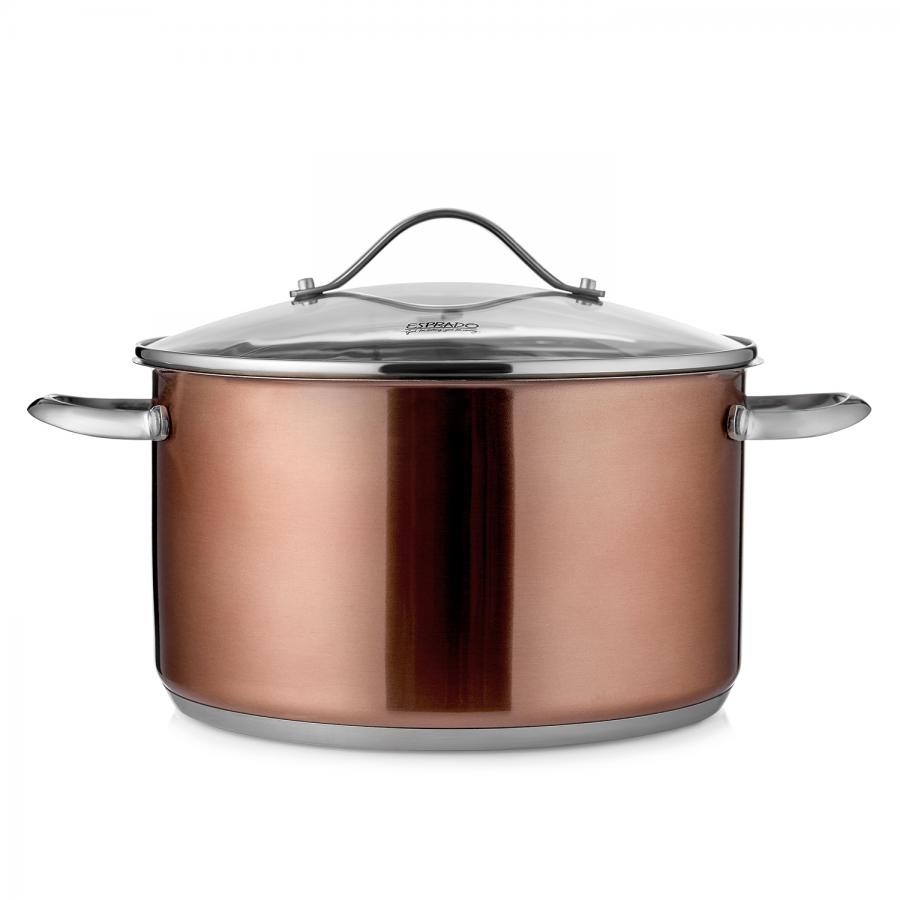 Кастрюля Esprado Guarda 6л, шоколадный, нерж. сталь
Кастрюля Esprado Guarda 6л, шоколадный, нерж. сталь