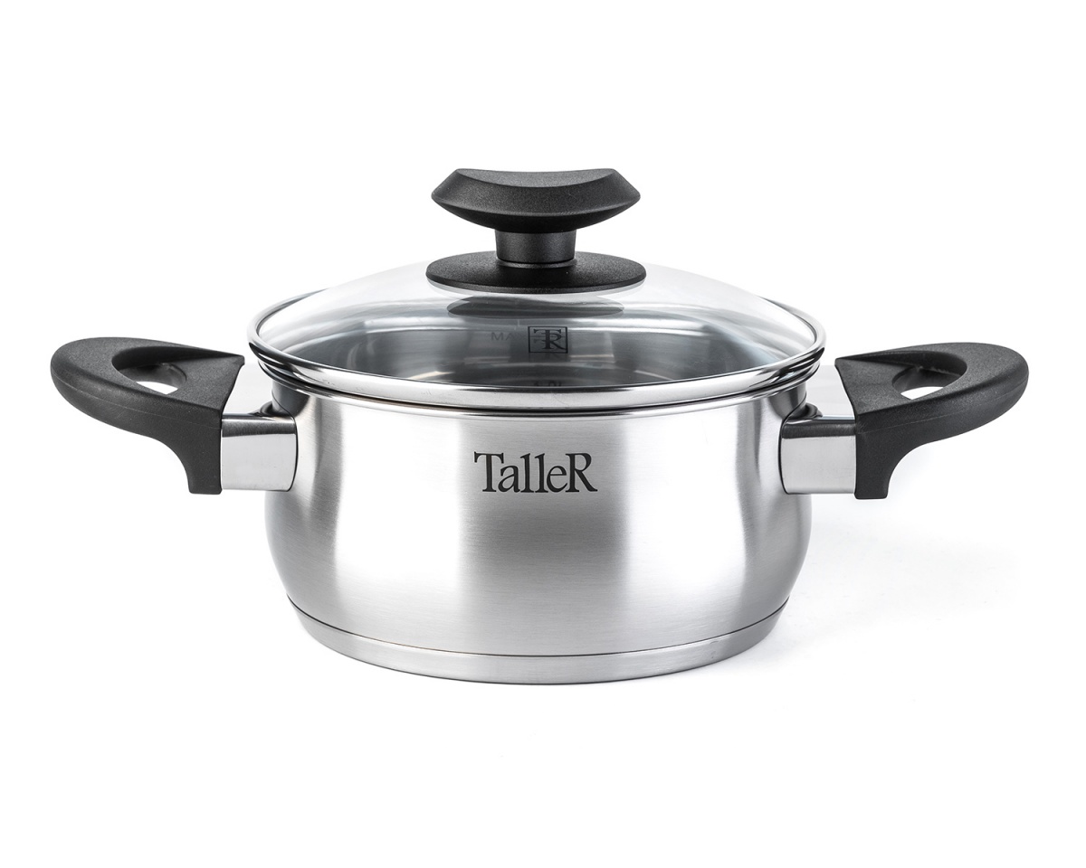 Кастрюля TalleR TR-1066 нержавеющая сталь 2,2л
Кастрюля TalleR TR-1066 нержавеющая сталь 2,2л