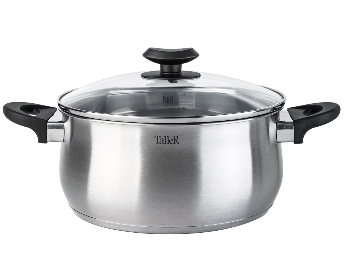 Кастрюля TalleR TR-1067 нержавеющая сталь 3,2л
Кастрюля TalleR TR-1067 нержавеющая сталь 3,2л