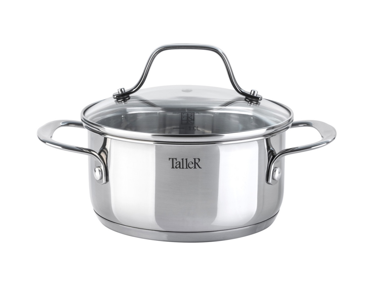 Кастрюля TalleR TR-1081 нержавеющая сталь 1,5л
Кастрюля TalleR TR-1081 нержавеющая сталь 1,5л