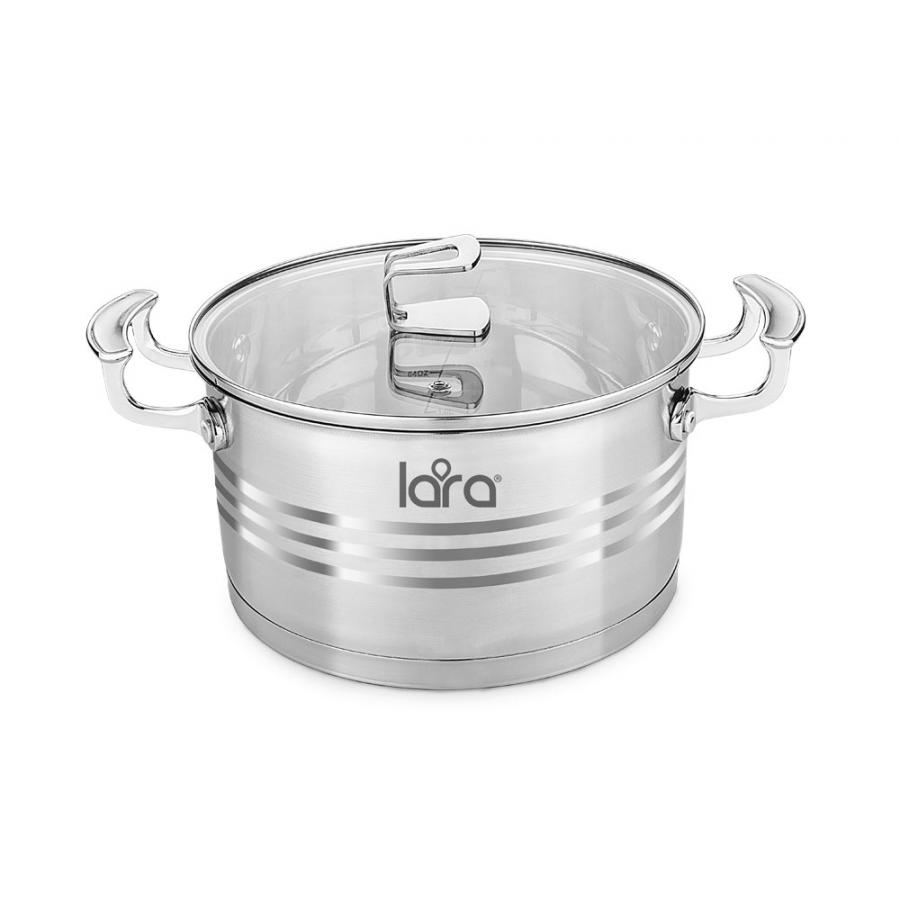 Кастрюля LARA LR02-13 PREMIUM 20x11см, 3.1л, нержавеющая сталь
Кастрюля LARA LR02-13 PREMIUM 20x11см, 3.1л, нержавеющая сталь