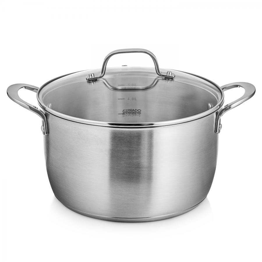 Кастрюля Esprado Fuerte 6л, нерж.сталь
Кастрюля Esprado Fuerte 6л, нерж.сталь