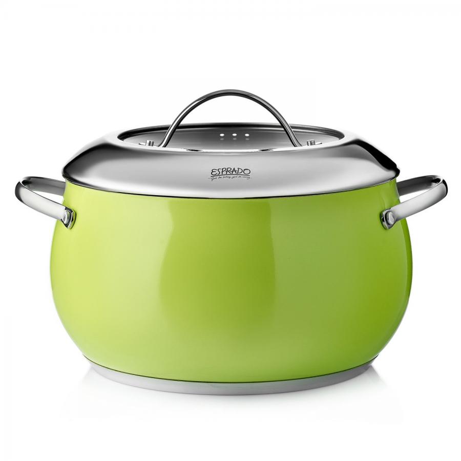 Кастрюля Esprado Ritade 6,7л, зеленый, нерж. сталь
Кастрюля Esprado Ritade 6,7л, зеленый, нерж. сталь