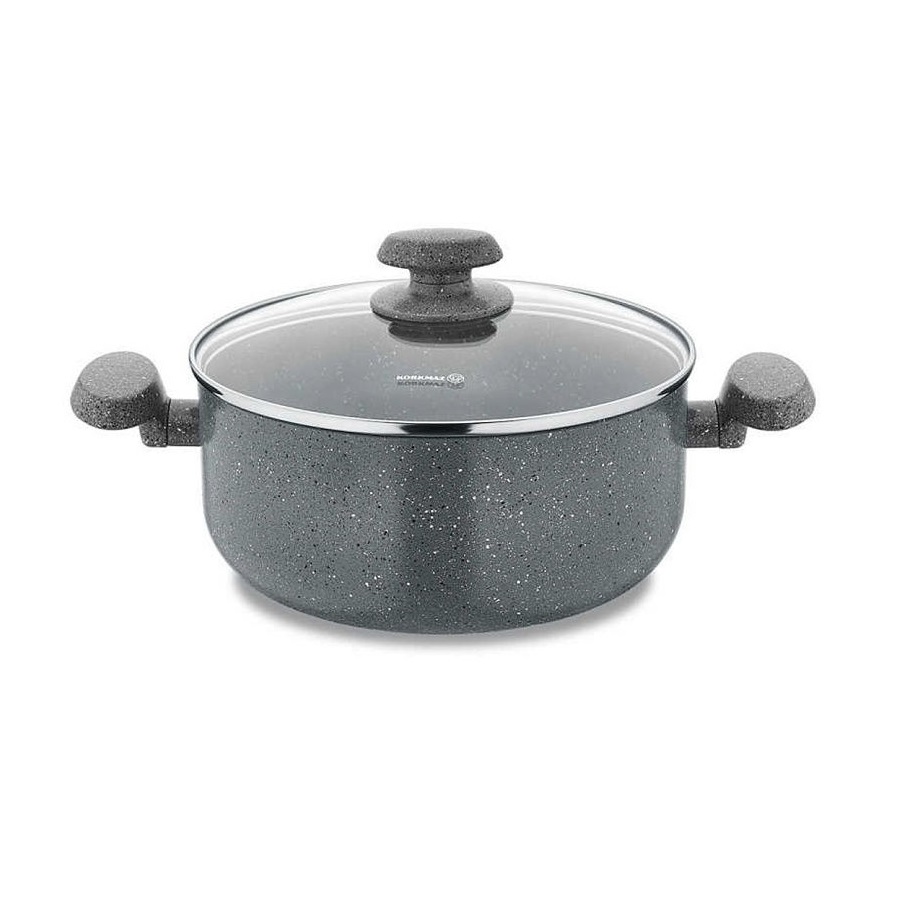 Кастрюля Korkmaz Mia Granit A2804 4.7л
Кастрюля Korkmaz Mia Granit A2804 4.7л