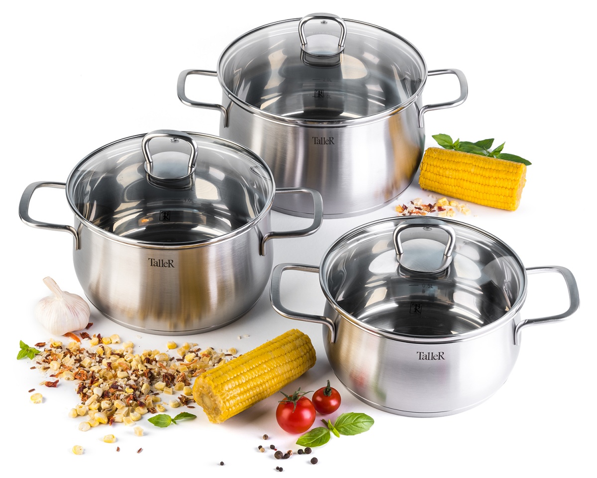 Набор посуды TalleR TR-7120 нержавеющая сталь
Набор посуды TalleR TR-7120 нержавеющая сталь