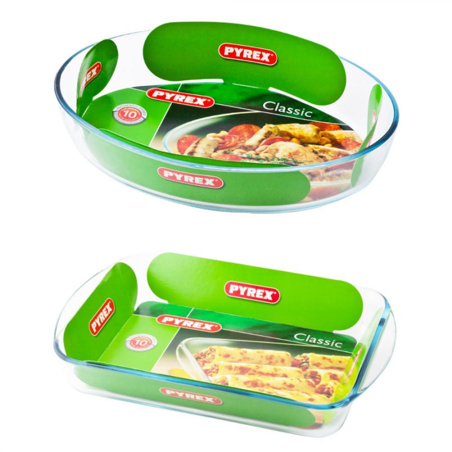 Набор 2шт блюд PYREX 0x21см овал, прямоуг 35x22см
Набор 2шт блюд PYREX 0x21см овал, прямоуг 35x22см