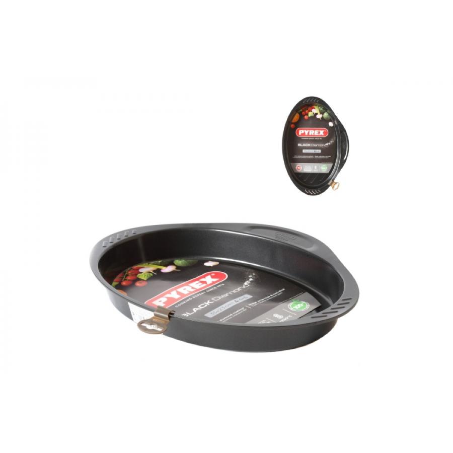Форма овальная гриль BLACK DIAMOND 35х23см
Форма овальная гриль BLACK DIAMOND 35х23см