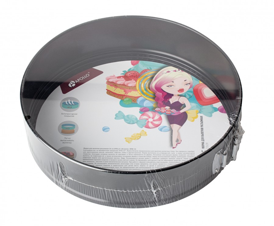 Форма для выпечки разъемная APOLLO Brownie 26см
Форма для выпечки разъемная APOLLO Brownie 26см