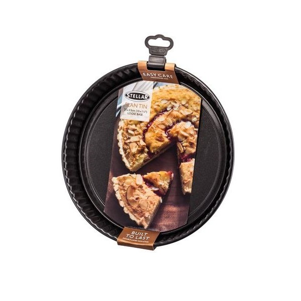 Форма для пирога со съёмным дном Stellar Bakeware SB67, 25x3см
Форма для пирога со съёмным дном Stellar Bakeware SB67, 25x3см