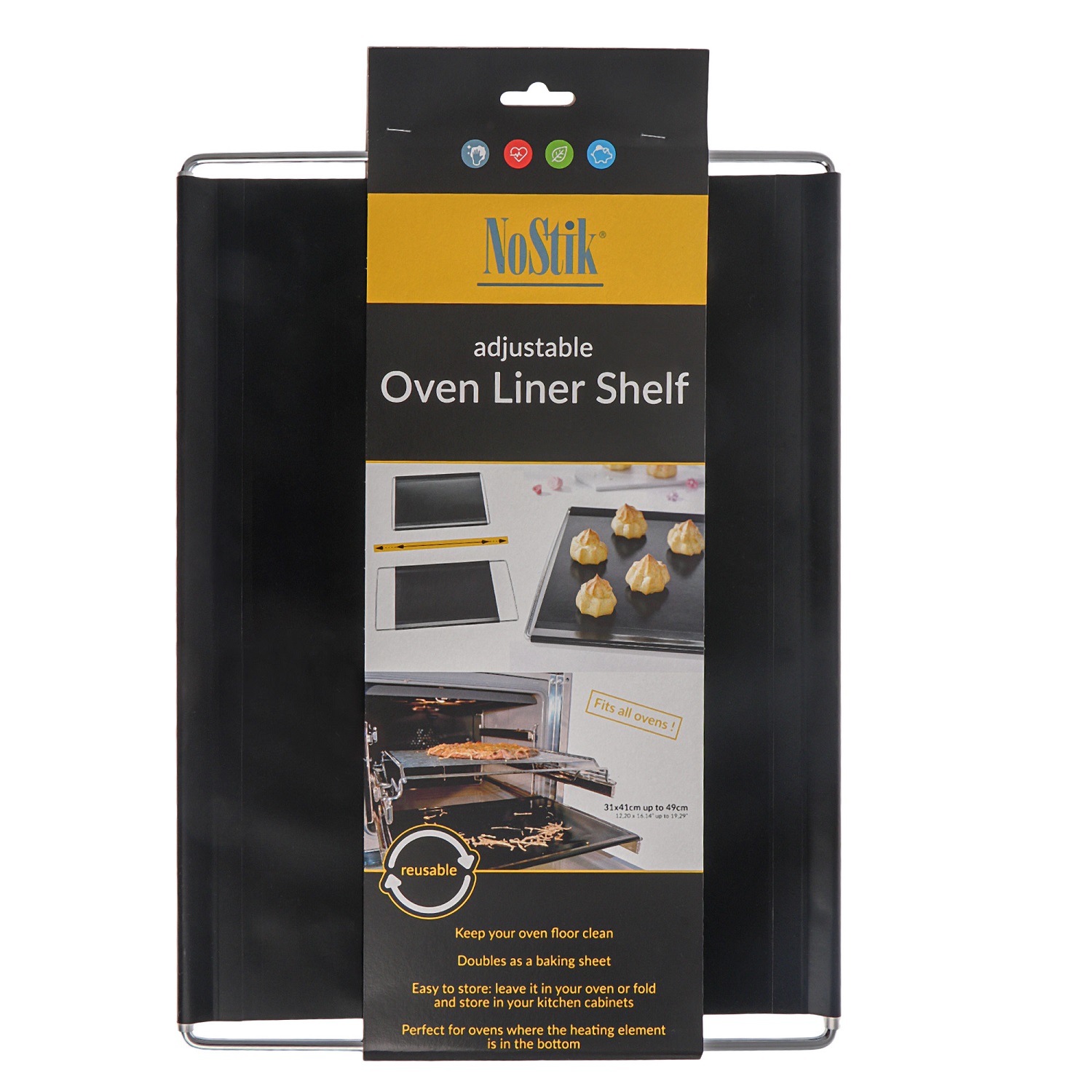 Полка раздвижная антипригарная для духовки NoStik 892647000488
Полка раздвижная антипригарная для духовки NoStik 892647000488