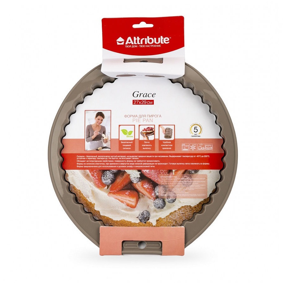 Форма для пирога Attribute Bake Grace ABS302 27см
Форма для пирога Attribute Bake Grace ABS302 27см