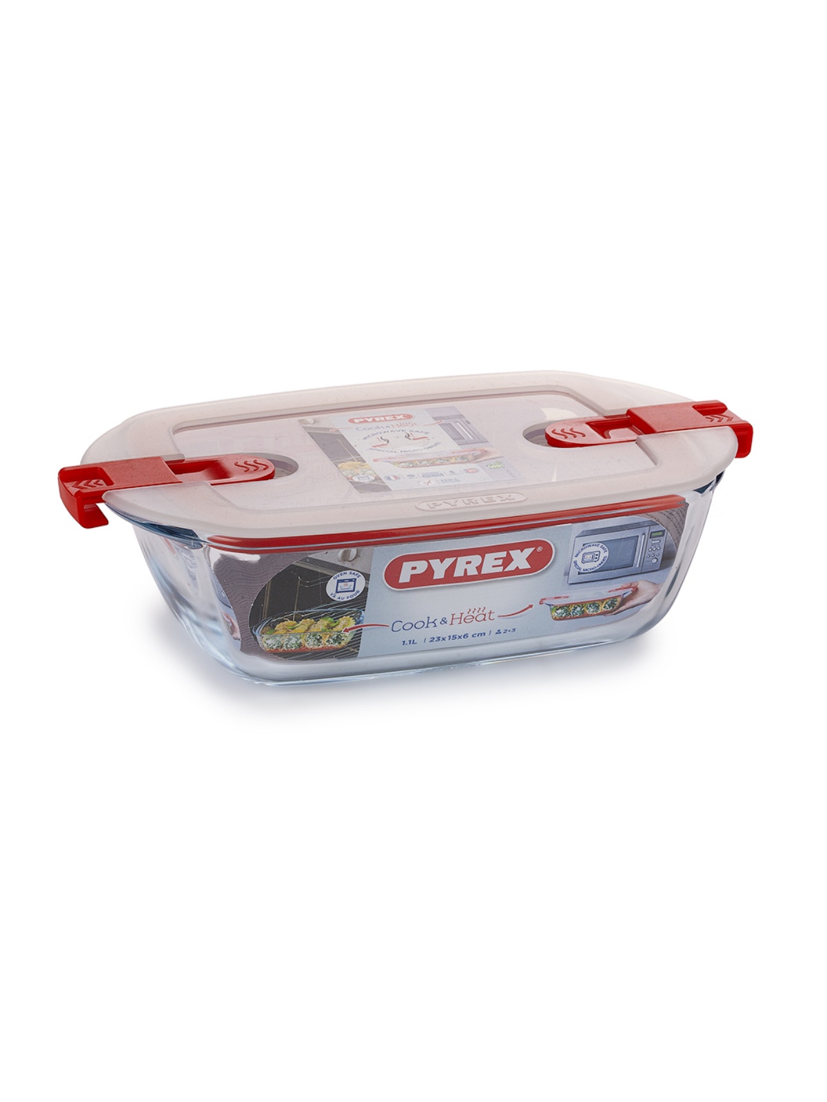 Блюдо для запекания и выпечки с крышкой COOK&HEAT 23X15см прямоугольное PYREX 215PH00/7145
Блюдо для запекания и выпечки с крышкой COOK&HEAT 23X15см прямоугольное PYREX 215PH00/7145