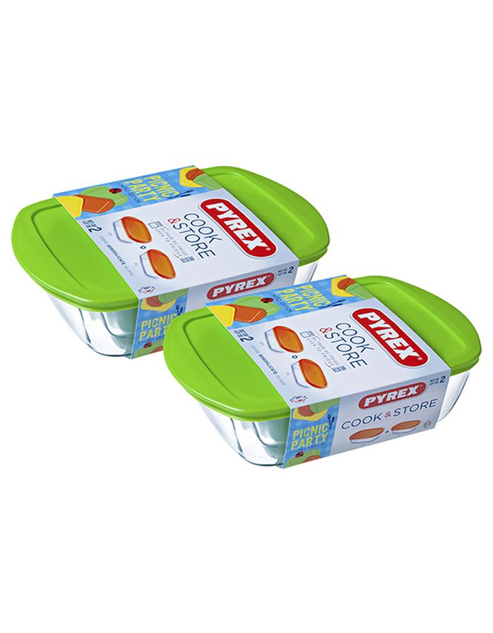 Набор форм для запекания и выпечки с крышками COOK&STORE 2пр PYREX 912S845
Набор форм для запекания и выпечки с крышками COOK&STORE 2пр PYREX 912S845