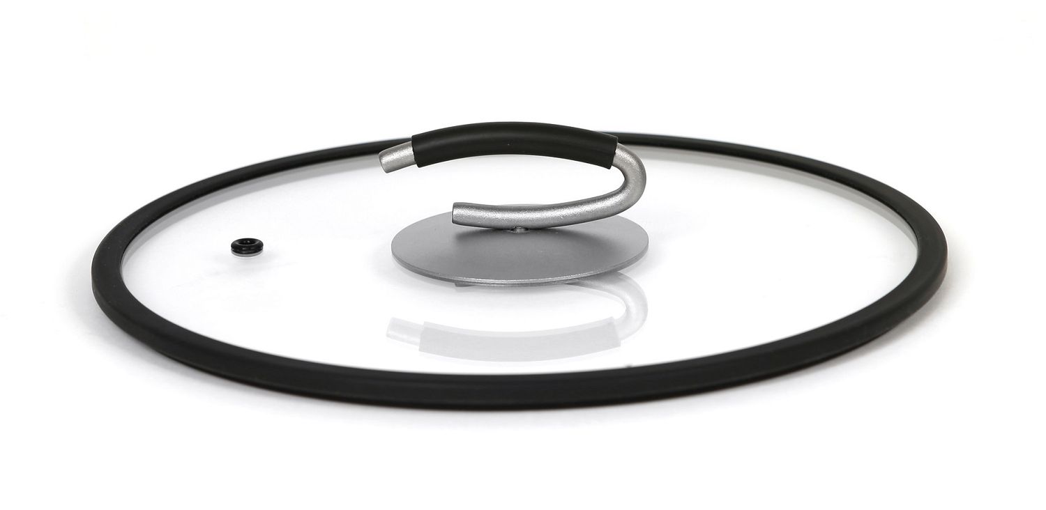 Крышка стеклянная Gran Gourmet TVS с силиконовым уплотнителем 28 см 9465128003E202
Крышка стеклянная Gran Gourmet TVS с силиконовым уплотнителем 28 см 9465128003E202