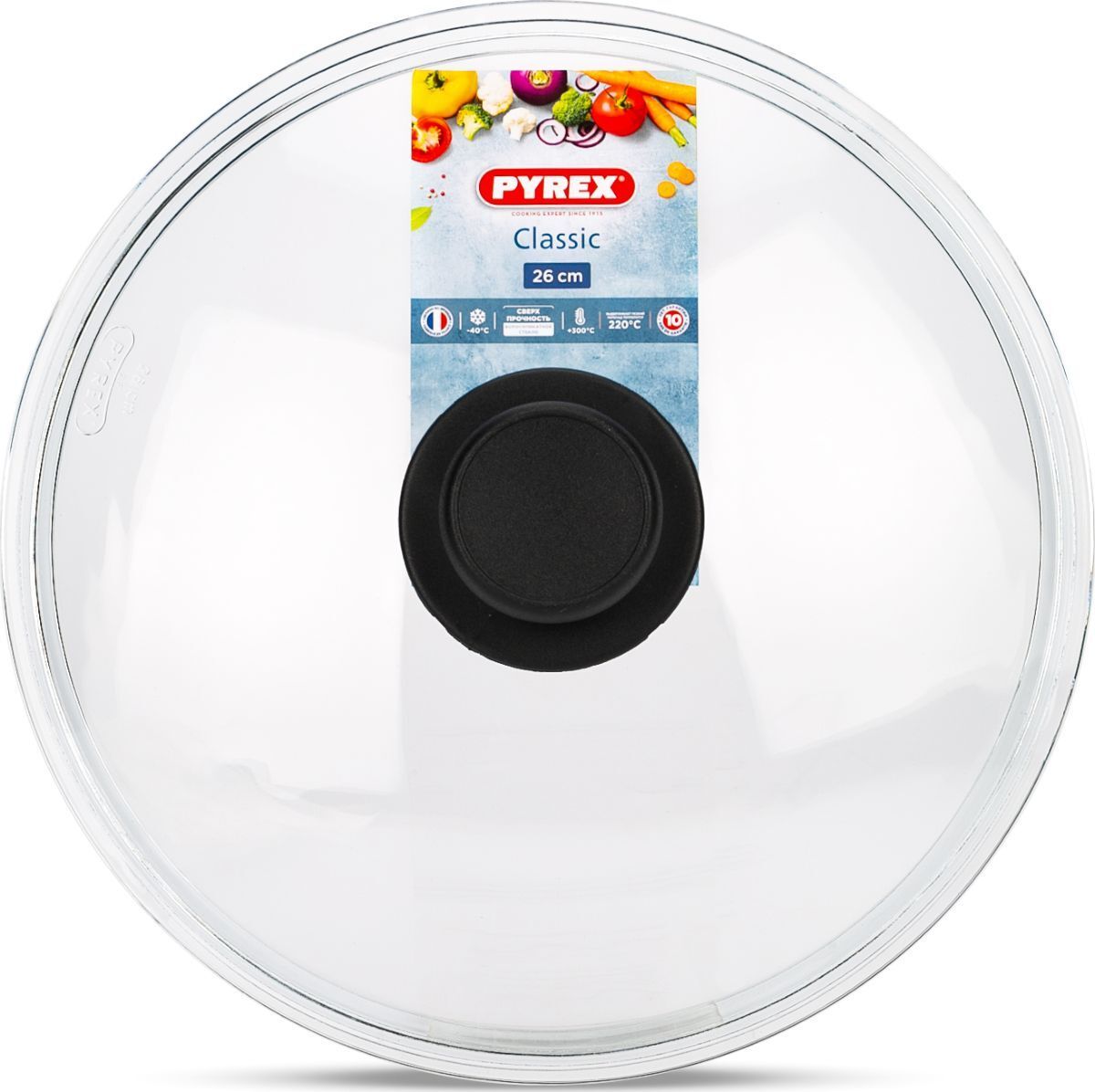 Крышка Pyrex Classic B26CL00 26см
Крышка Pyrex Classic B26CL00 26см