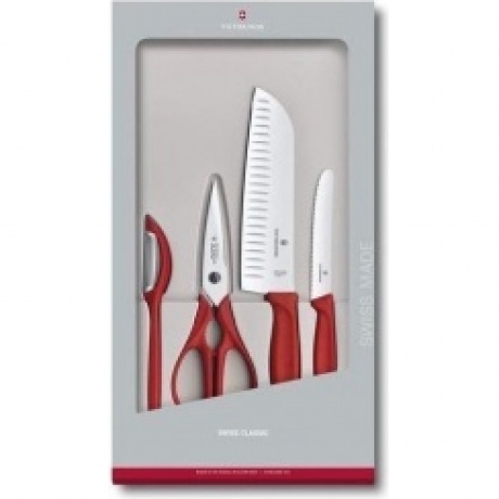 Набор ножей кухонных Victorinox Swiss Classic Kitchen (6.7131.4G) 4 шт красный
Набор ножей кухонных Victorinox Swiss Classic Kitchen (6.7131.4G) 4 шт красный
