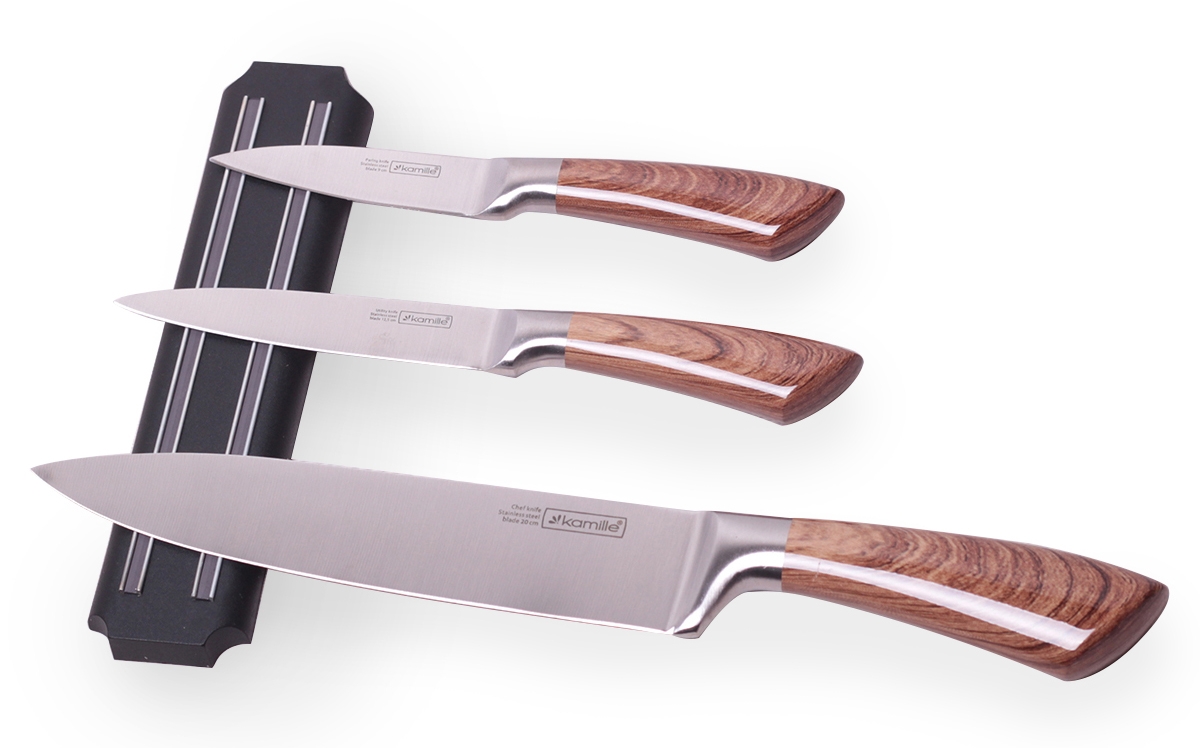 Набор ножей Kamille КМ5042 4пр
Набор ножей Kamille КМ5042 4пр