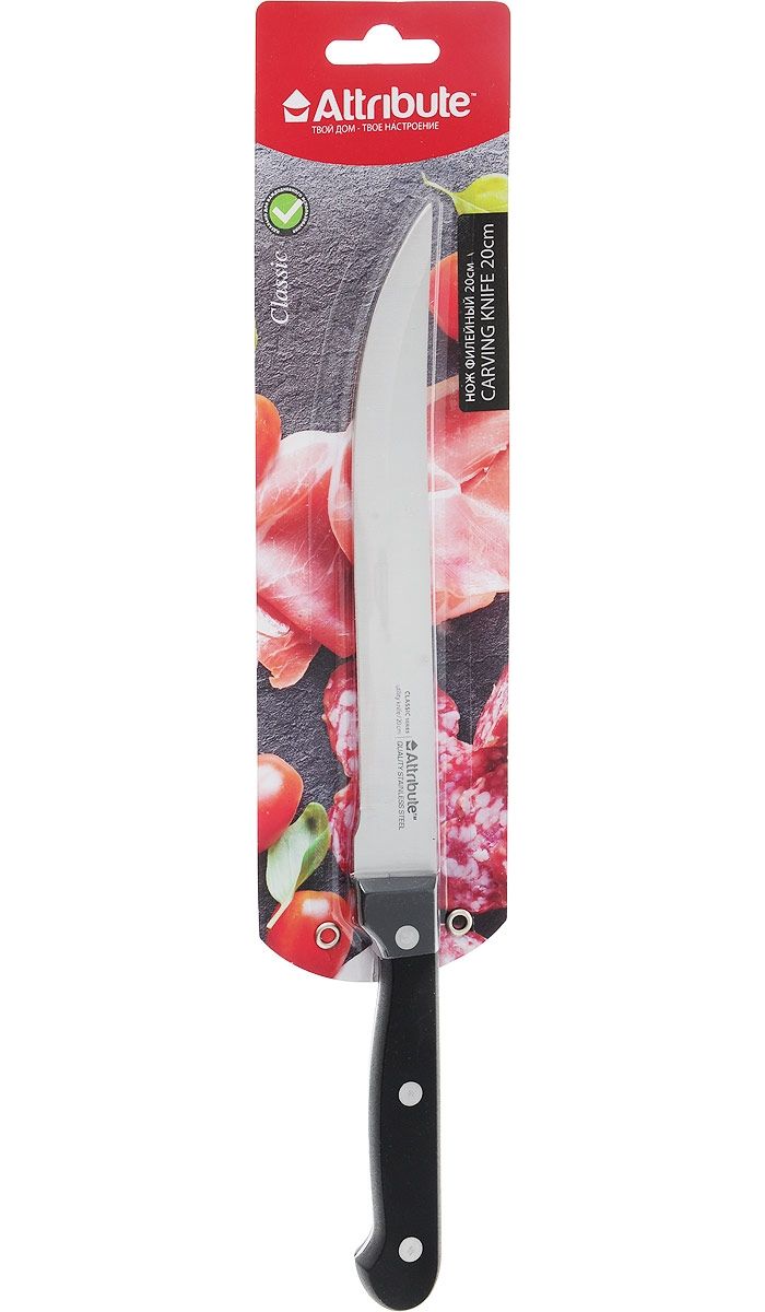Нож филейный Attribute Knife Classic AKC118 20см
Нож филейный Attribute Knife Classic AKC118 20см