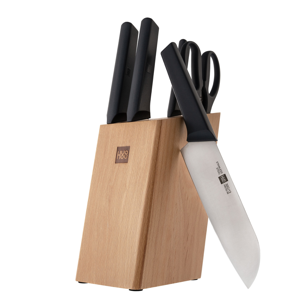 Набор стальных ножей HuoHou 6-Pieces Kitchen Knife Set Lite сталь 3Cr13 (47626)
Набор стальных ножей HuoHou 6-Pieces Kitchen Knife Set Lite сталь 3Cr13 (47626)