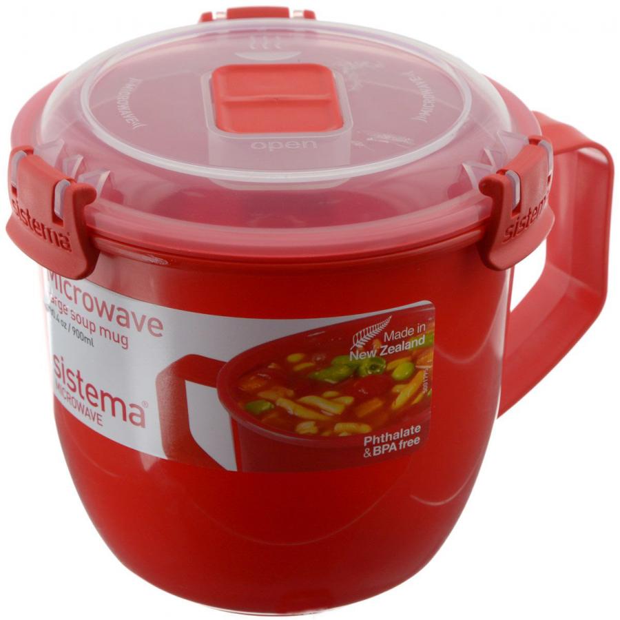 Контейнер MICROWAVE кружка суповая 900мл
Контейнер MICROWAVE кружка суповая 900мл