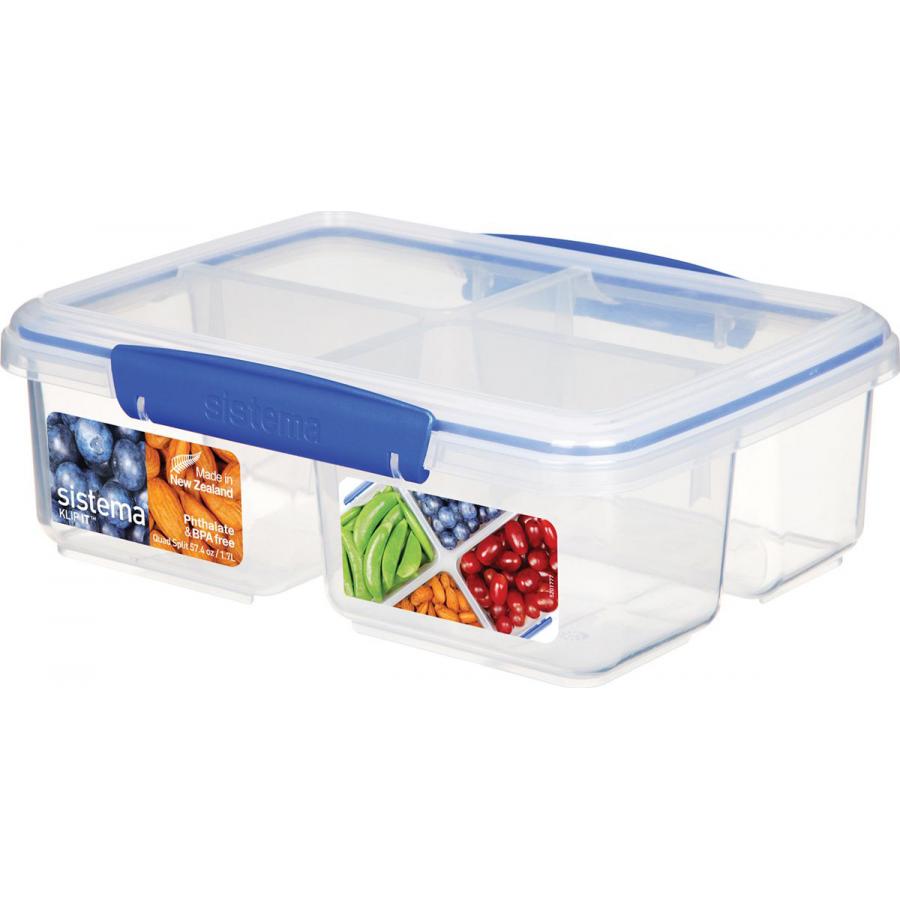 Контейнер четырехсекционный 1,74л
Контейнер четырехсекционный 1,74л