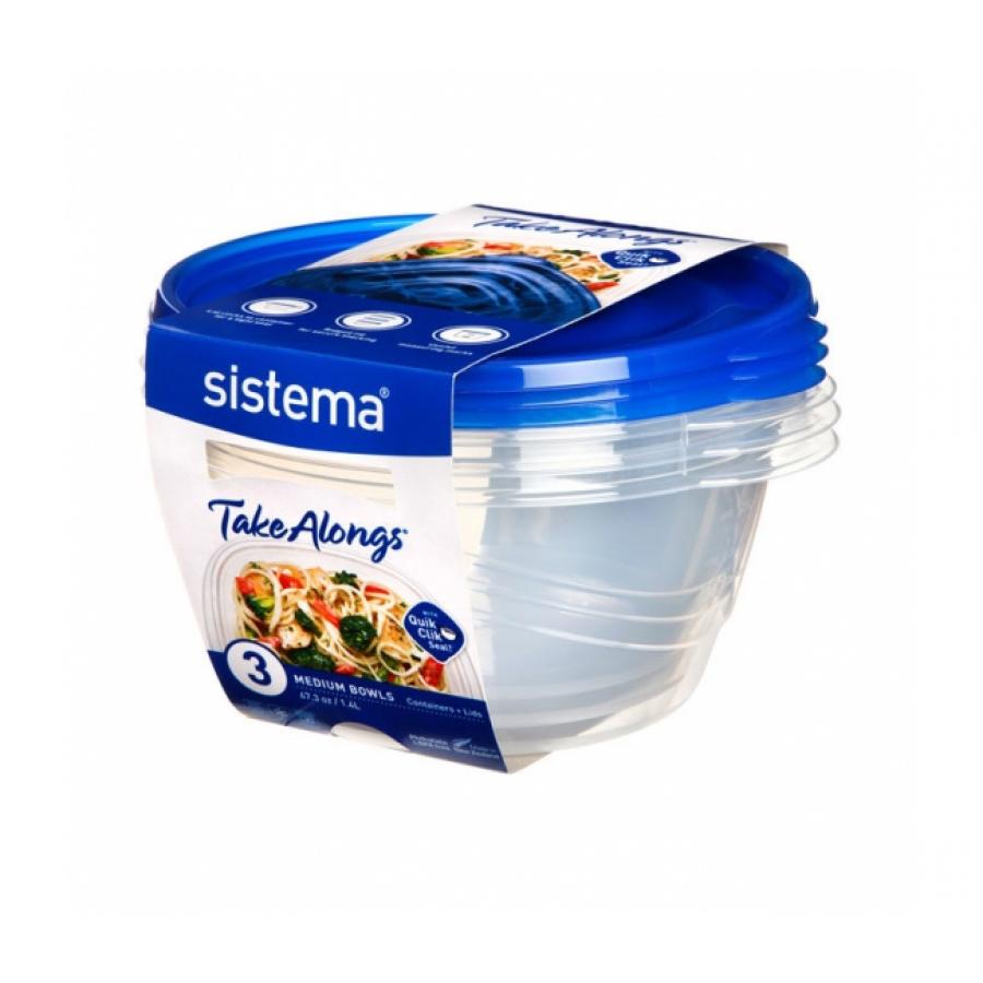 Набор контейнеров TakeAlongs 1,4л, 3шт
Набор контейнеров TakeAlongs 1,4л, 3шт