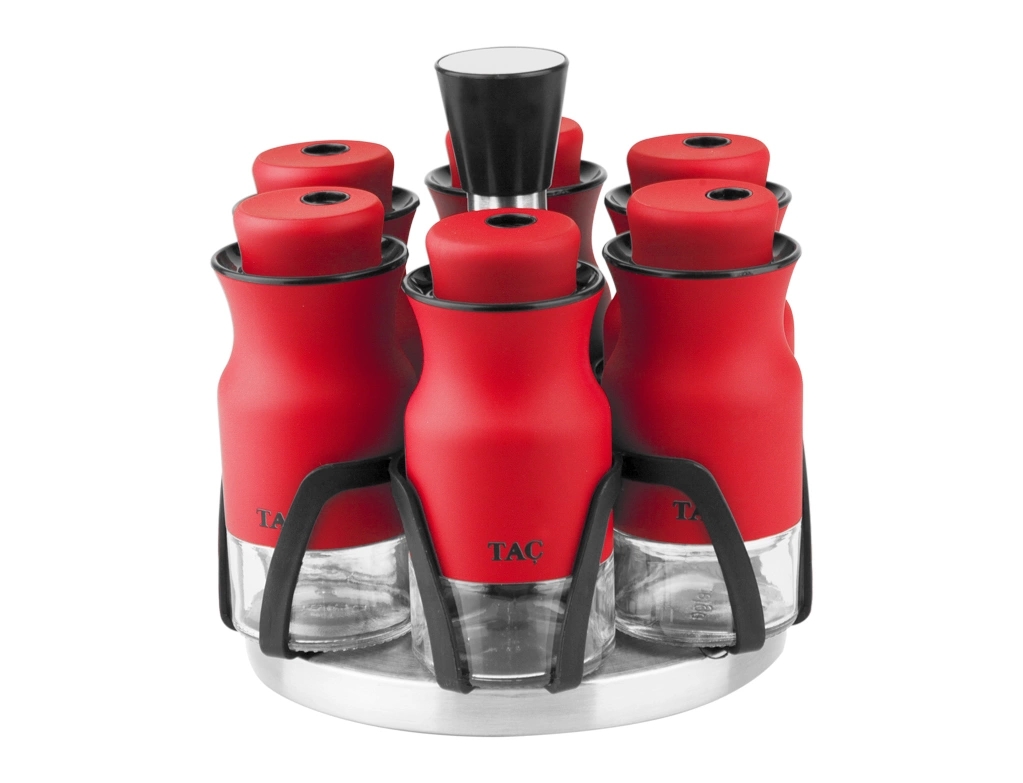 Набор баночек для специй TAC TK 0336, 7 предметов, красный
Набор баночек для специй TAC TK 0336, 7 предметов, красный