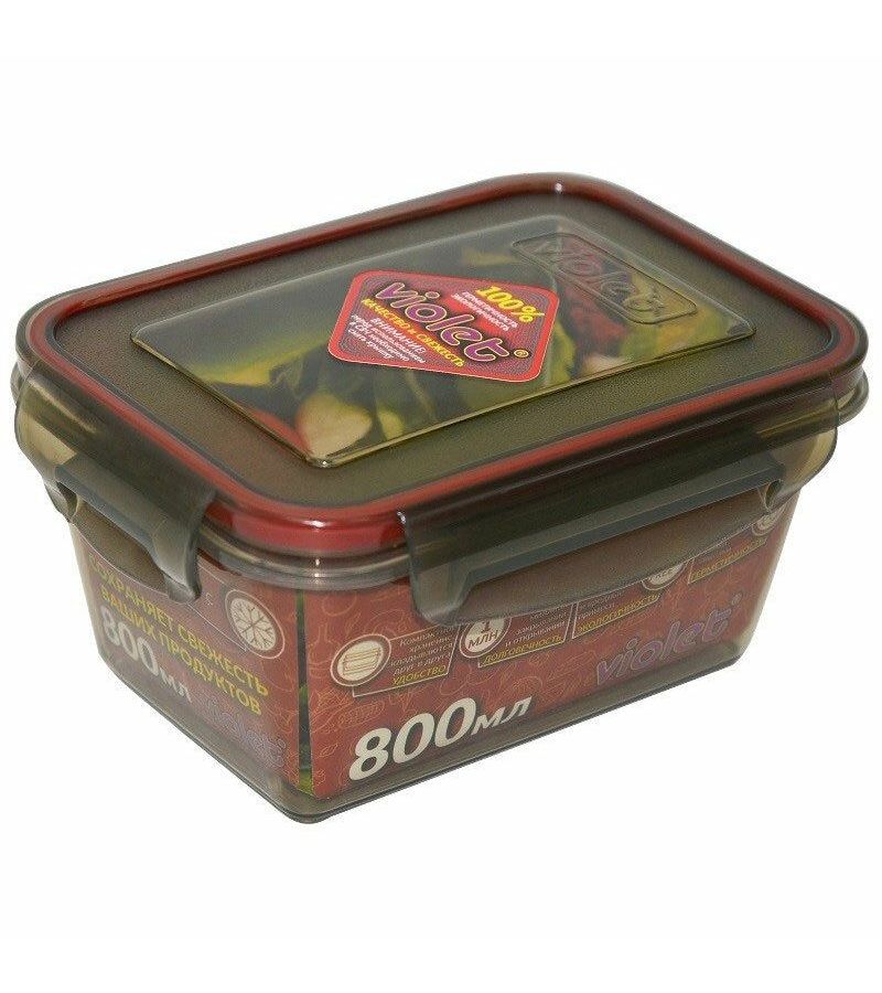 Контейнер герметичный дымчатый 800мл прямоугольный VIOLET V092081
Контейнер герметичный дымчатый 800мл прямоугольный VIOLET V092081