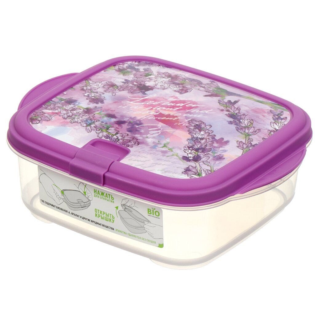 Контейнер для СВЧ Лаванда CLICK-DECOR 0.9л POLIMERBYT C97208
Контейнер для СВЧ Лаванда CLICK-DECOR 0.9л POLIMERBYT C97208