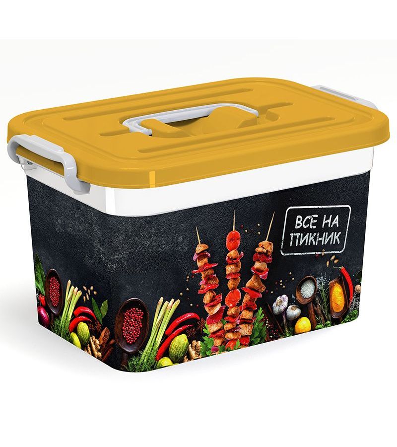 Контейнер для шашлыка ВСЕ НА ПИКНИК 6.5л POLIMERBYT C80911
Контейнер для шашлыка ВСЕ НА ПИКНИК 6.5л POLIMERBYT C80911