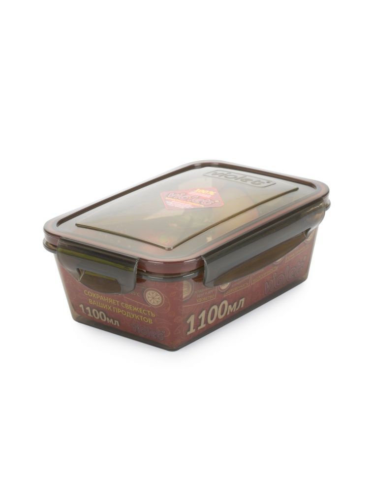 Контейнер с крышкой дымчатый 1100мл прямоугольный VIOLET V93111
Контейнер с крышкой дымчатый 1100мл прямоугольный VIOLET V93111