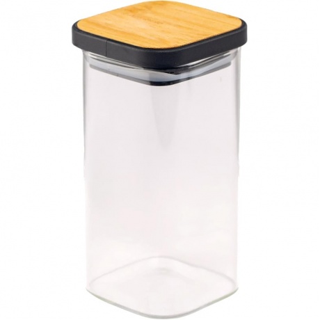Банка из боросиликатного стекла для хранения сыпучих продуктов квадратная BAMBOO 300мл
Банка из боросиликатного стекла для хранения сыпучих продуктов квадратная BAMBOO 300мл