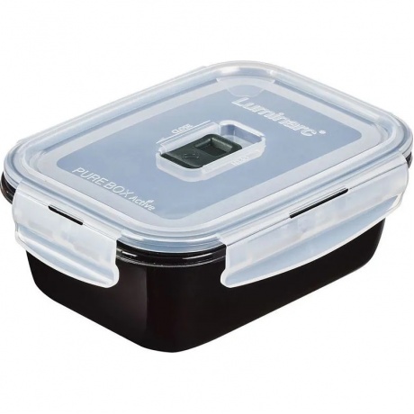 Контейнер BLACK BOX чёрный 820мл прямоугольный стеклянный с крышкой
Контейнер BLACK BOX чёрный 820мл прямоугольный стеклянный с крышкой