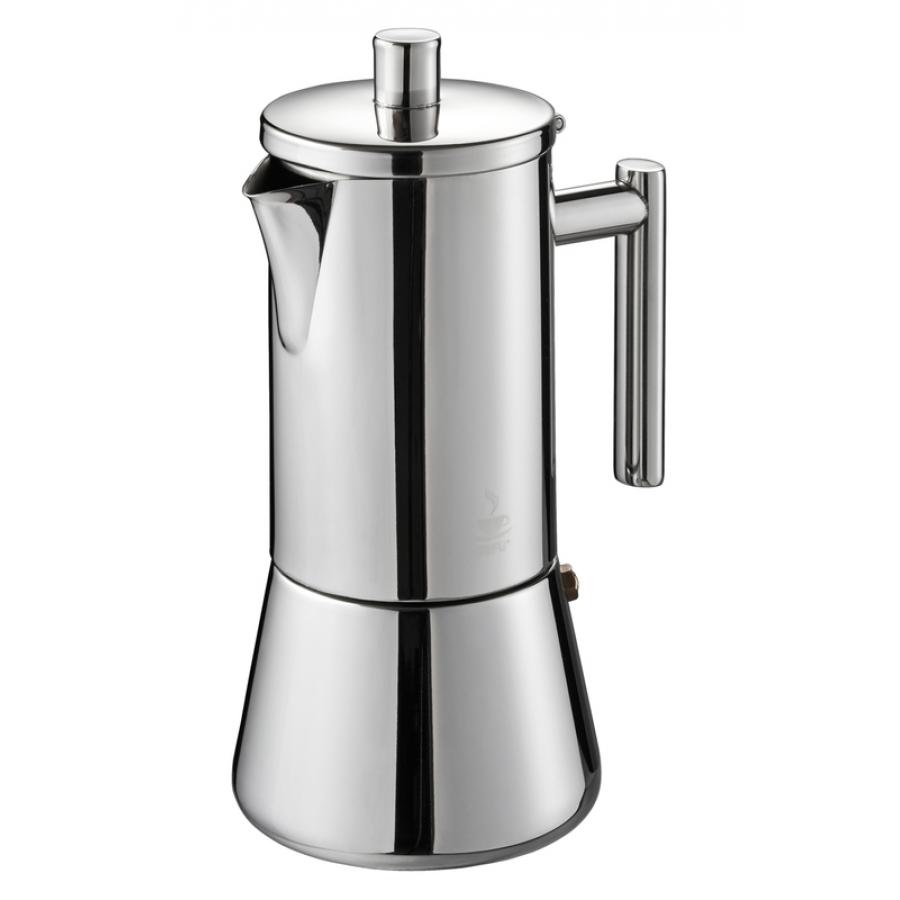 Кофейник для эспрессо гейзерный НАНДО, 6 чашек GEFU 16390
Кофейник для эспрессо гейзерный НАНДО, 6 чашек GEFU 16390