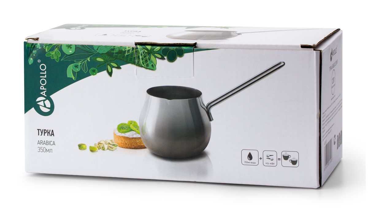 Турка APOLLO Arabica 350мл
Турка APOLLO Arabica 350мл