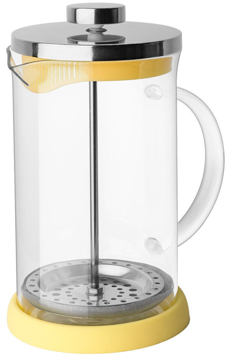 Френч-пресс для заваривания чая и кофе Menu Рио 600мл желтый
Френч-пресс для заваривания чая и кофе Menu Рио 600мл желтый