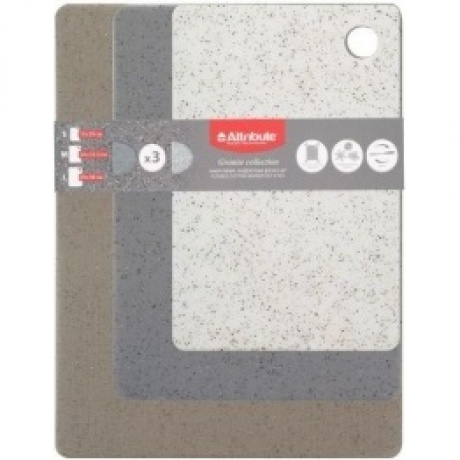 Набор гибких разделочных досок Attribute Cut.Boar Granite Collection ABX102 (3 шт.)
Набор гибких разделочных досок Attribute Cut.Boar Granite Collection ABX102 (3 шт.)