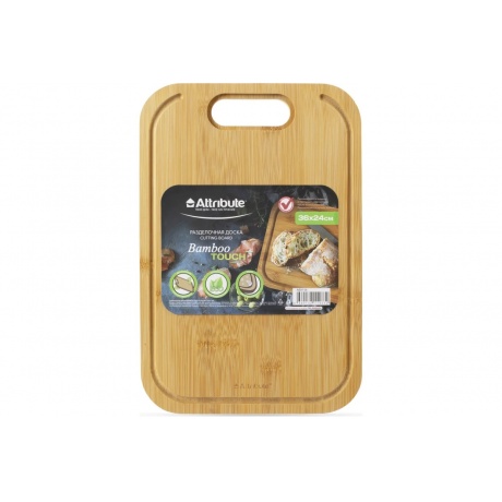 Доска разделочная BAMBOO TOUCH 36х24х1.5см
Доска разделочная BAMBOO TOUCH 36х24х1.5см