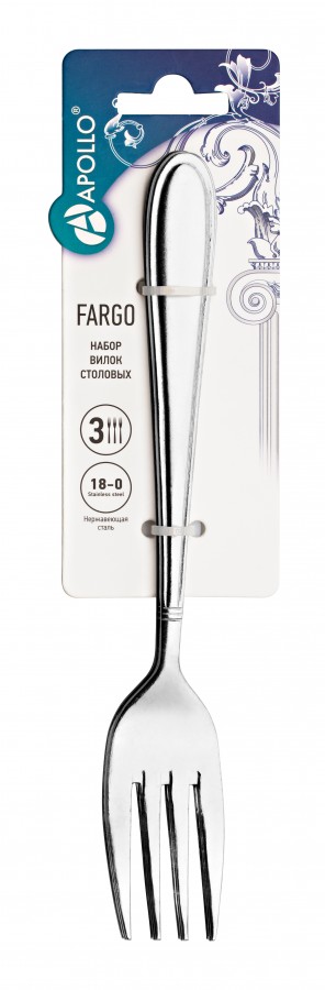 Набор вилок столовых APOLLO Fargo 3шт
Набор вилок столовых APOLLO Fargo 3шт