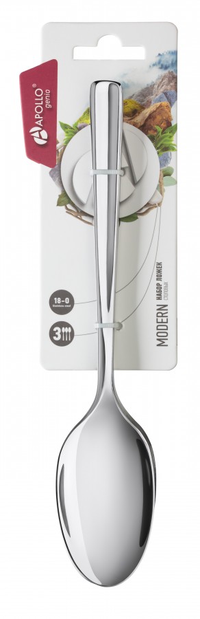 Набор ложек столовых APOLLO genio Modern 3шт
Набор ложек столовых APOLLO genio Modern 3шт