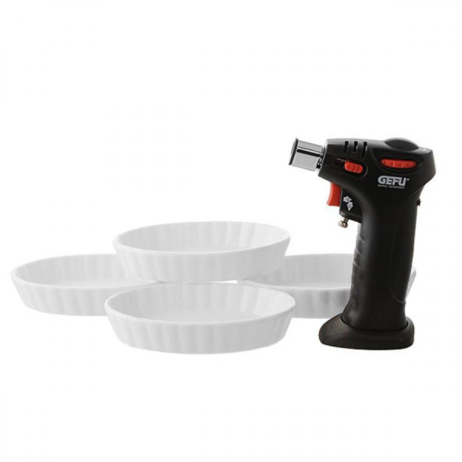 Набор GEFU КРЕМ БРЮЛЕ 5пр, горелка-карамелизатор и 4 креманки
Набор GEFU КРЕМ БРЮЛЕ 5пр, горелка-карамелизатор и 4 креманки