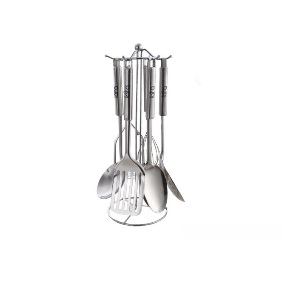 Набор кухонных принадлежностей LARA LR07-32 7 пр, метал. полировка
Набор кухонных принадлежностей LARA LR07-32 7 пр, метал. полировка